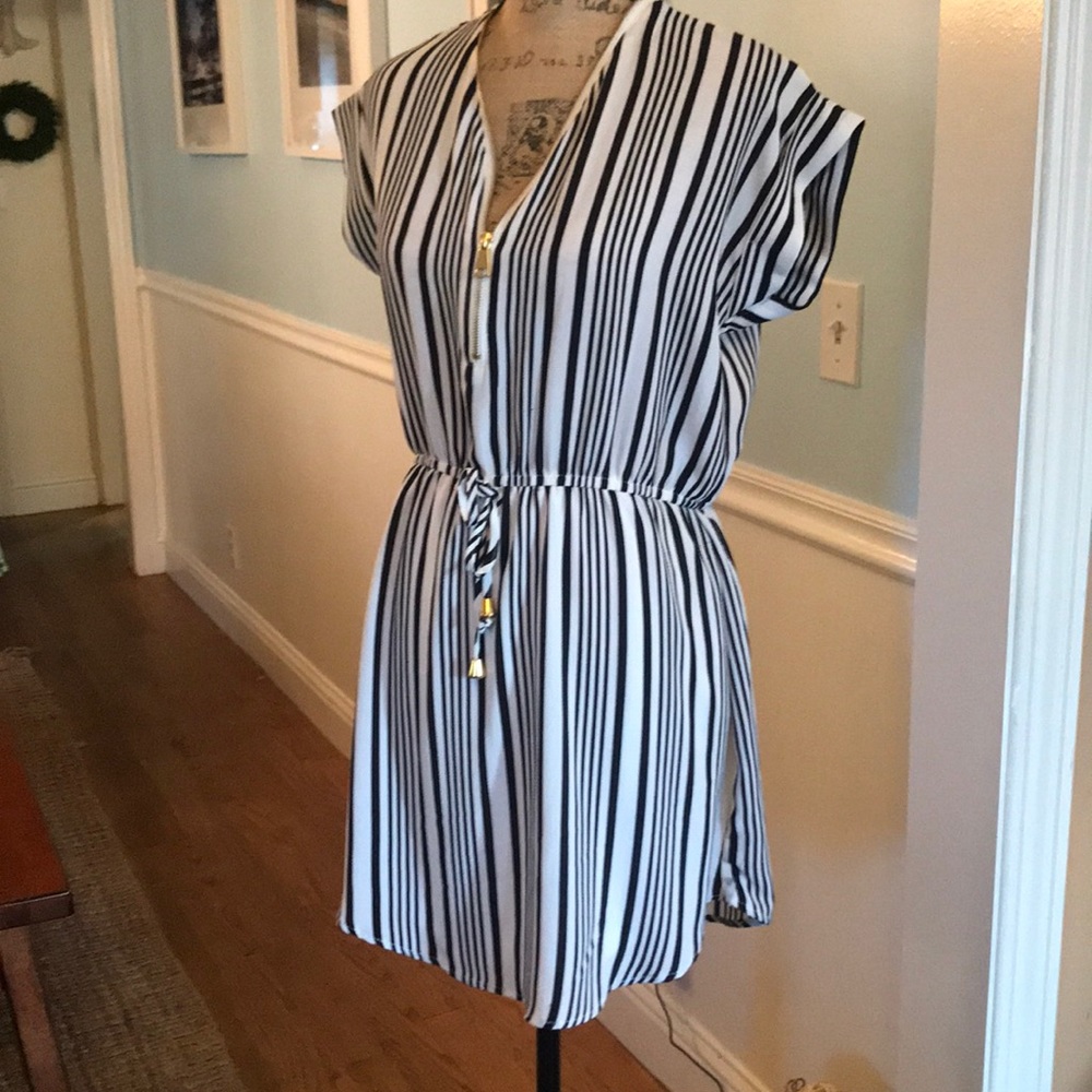 Great condition striped dress size medium